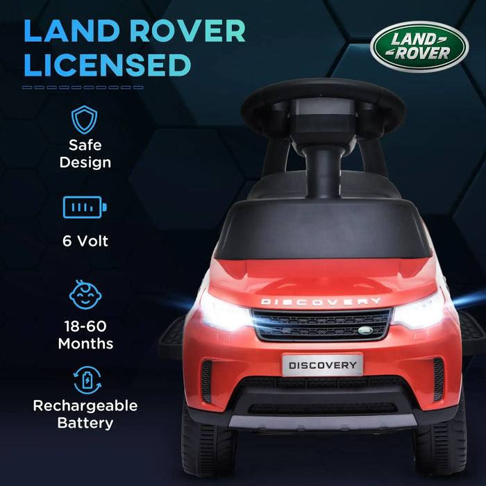 6V Land Rover Licensed Kids Electric Car - Red | Dual Driving Modes with Interactive Features AIYAPLAY - Little and Giant Explorers AIYAPLAY