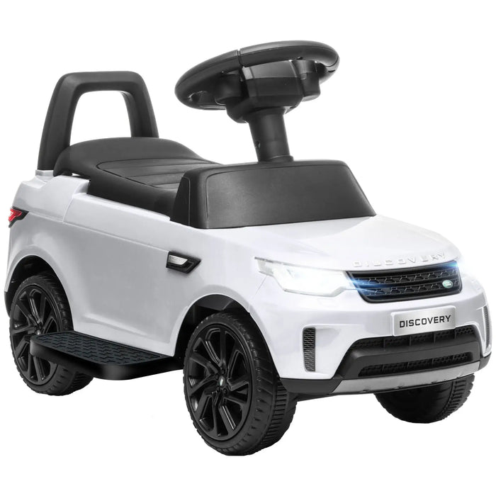 6V Land Rover Licensed Kids Electric Car - White | Dual Driving Modes with Lights and Music AIYAPLAY - Little and Giant Explorers AIYAPLAY