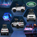 6V Land Rover Licensed Kids Electric Car - White | Dual Driving Modes with Lights and Music AIYAPLAY - Little and Giant Explorers AIYAPLAY