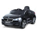 Black BMW 6 GT kids ride-on car toy with realistic details and open door