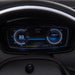 Close-up of BMW i8 Coupe kids ride-on car digital dashboard displaying 80 km/h speed