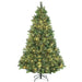 7.5ft Pre-Lit Artificial Christmas Tree | Carolina Pine - 480 LED Lights and Remote Control HOMCOM - Little and Giant Explorers HOMCOM
