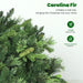 7.5ft Pre-Lit Artificial Christmas Tree | Carolina Pine - 480 LED Lights and Remote Control HOMCOM - Little and Giant Explorers HOMCOM