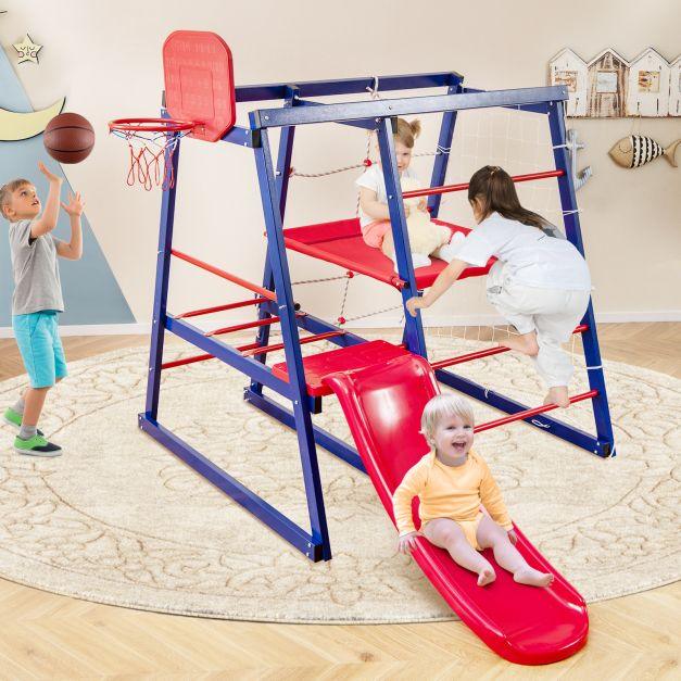 7-in-1 Jungle Gym Set - Little and Giant Explorers Costway