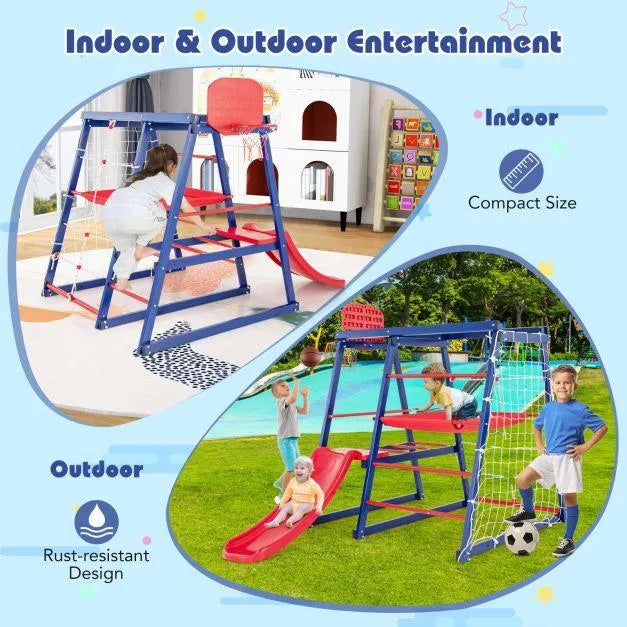 7-in-1 Jungle Gym Set - Little and Giant Explorers Costway