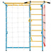 7-in-1 Indoor Wall Climbing Gym Set - Little and Giant Explorers Costway