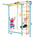 7-in-1 Indoor Wall Climbing Gym Set - Little and Giant Explorers Costway