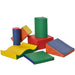 7-piece multi-coloured foam shape set for kids, educational development toy blocks