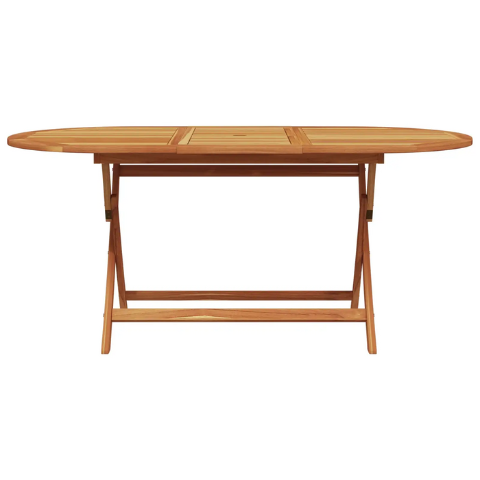 7-Piece Garden Dining Set Beige | Solid Acacia Wood with Reclining Mechanism and Foldable Design - Little and Giant Explorers vidaXL