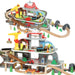 79-Piece Wooden Train Set – Mine Adventure | Manual Lift, Crane and Helipad AIYAPLAY - Little and Giant Explorers