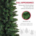 7FT Artificial Pencil Christmas Tree with Realistic Branches in Green - Little and Giant Explorers HOMCOM