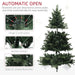 7FT Artificial Spurce Christmas Tree with 3116 Branch Tips - Little and Giant Explorers HOMCOM