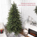 7FT Bare Artificial Christmas Tree with 2445 Tips in Green - Little and Giant Explorers HOMCOM