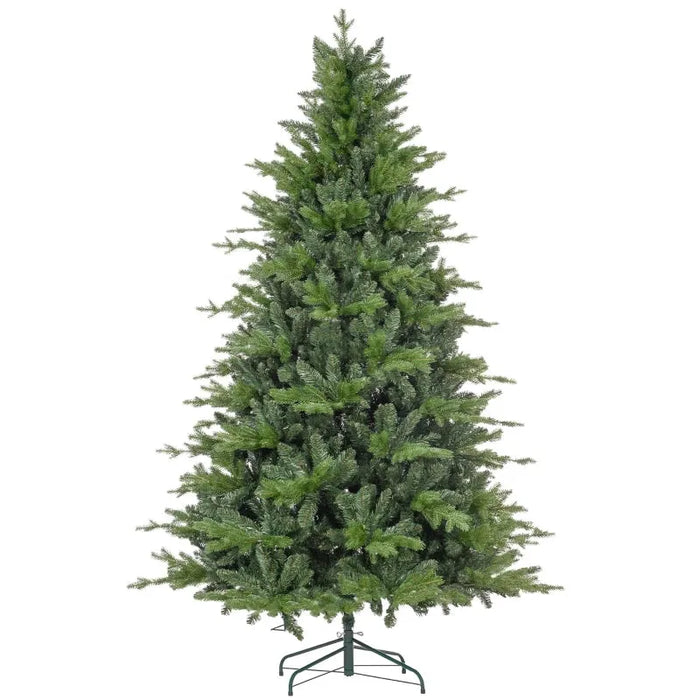 7FT Bare Artificial Christmas Tree with 2445 Tips in Green - Little and Giant Explorers HOMCOM