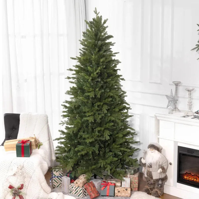 7FT Bare Artificial Christmas Tree with 2445 Tips in Green - Little and Giant Explorers HOMCOM