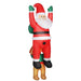 7ft Inflatable Christmas Decoration – Santa and Dog | Light-Up Blow-Up OUTSUNNY - Little and Giant Explorers Outsunny