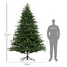 7FT LED Lights Artificial Christmas Tree - Little and Giant Explorers HOMCOM