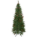 7FT Pencil Artificial Christmas Tree with Realistic Branches and Red Berries - Little and Giant Explorers HOMCOM