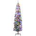 7ft Pre-Lit Artificial Christmas Tree | Snow-Flocked with Pine Cones, Berries, Baubles and 250 LED Lights HOMCOM - Little and Giant Explorers HOMCOM