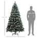 7FT Snow-Dipped Artificial Pine Christmas Tree - Little and Giant Explorers HOMCOM