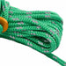 8 - 4m Tent Guy Ropes with Spanners - Green - Reflective - 4mm - Little and Giant Explorers vidaXL