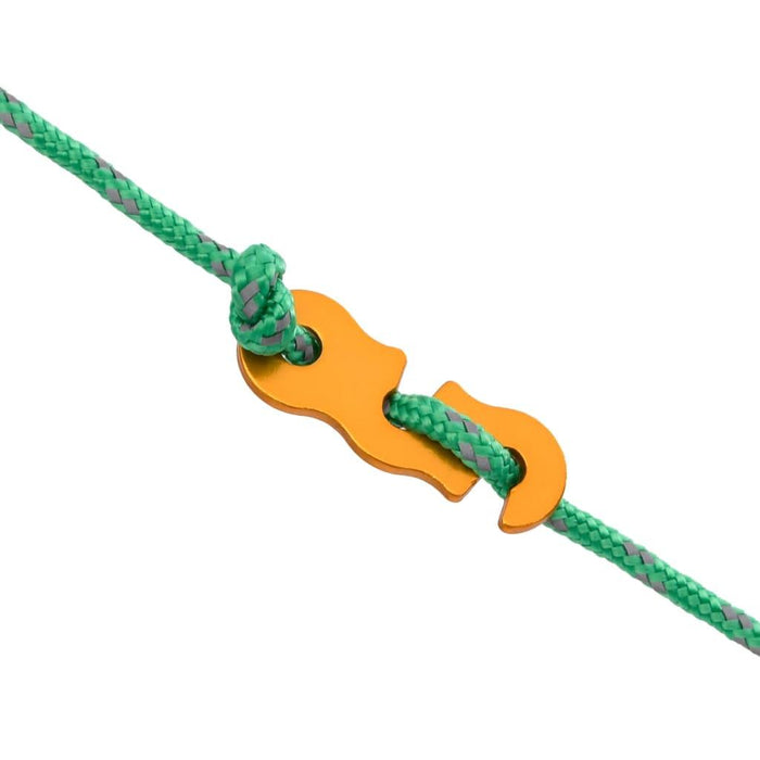 8 - 4m Tent Guy Ropes with Spanners - Green - Reflective - 4mm - Little and Giant Explorers vidaXL