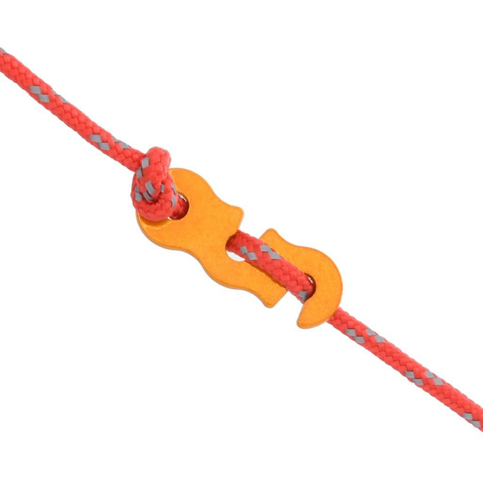 8 - 4m Tent Guy Ropes with Spanners - Red - Reflective - 4mm - Little and Giant Explorers vidaXL