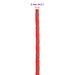 8 - 4m Tent Guy Ropes with Spanners - Red - Reflective - 4mm - Little and Giant Explorers vidaXL