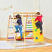 8-in-1 Colourful Jungle Gym Playset with Monkey Bars and Climbers - Little and Giant Explorers Costway