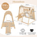 8-in-1 Wooden Indoor Playground - Little and Giant Explorers Costway