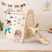 8-in-1 Wooden Indoor Playground | Premium Jungle Gym with Detachable Slide COSTWAY - Little and Giant Explorers Costway
