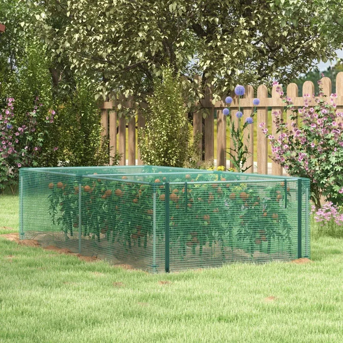 8' x 4' Plant Protection Cage with Door - Little and Giant Explorers Outsunny