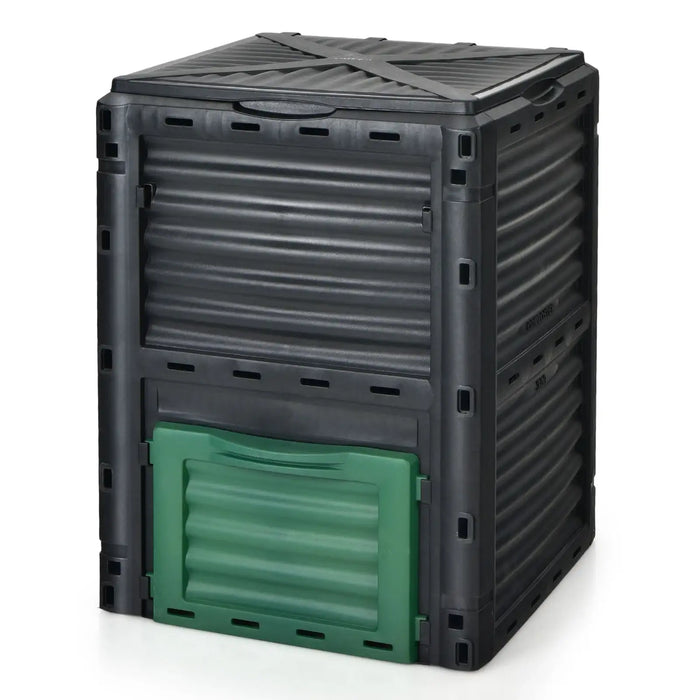 80-Gallon Compost Bin – Outdoor Garden Composter | Aeration Vents COSTWAY - Little and Giant Explorers Costway