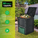 80-Gallon Compost Bin – Outdoor Garden Composter | Aeration Vents COSTWAY - Little and Giant Explorers Costway