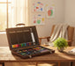 80-Piece Premium Wooden Art Set - Watercolour, Oil Pastels, Coloured Pencils | All Skill Levels COSTWAY - Little and Giant Explorers Costway