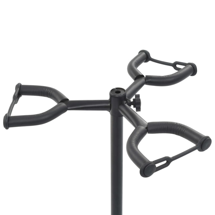 Tripod Guitar Stand in Black and Steel