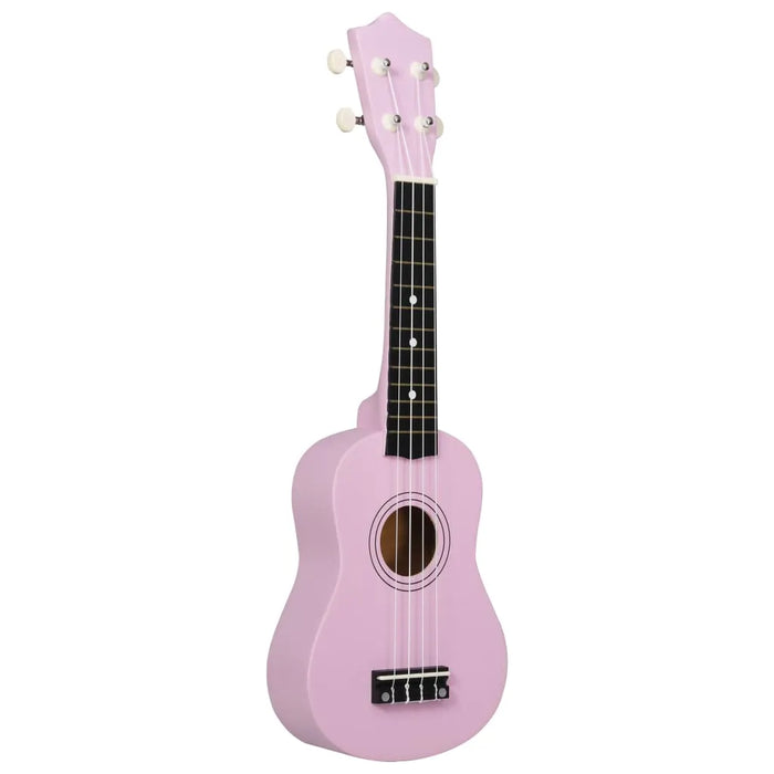 Soprano Ukulele Set with Bag for Kids in Pink 21"