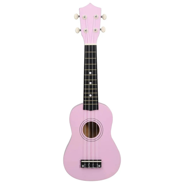 Soprano Ukulele Set with Bag for Kids in Pink 21"