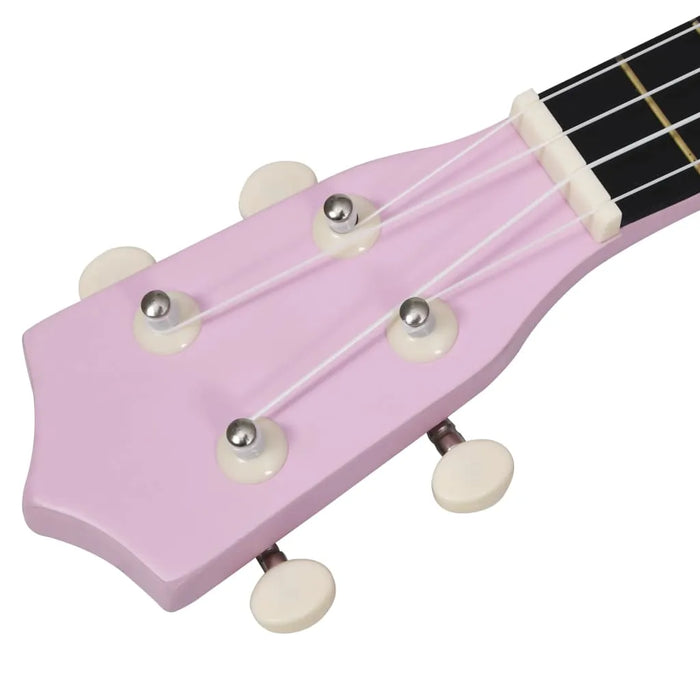 Soprano Ukulele Set with Bag for Kids in Pink 21"