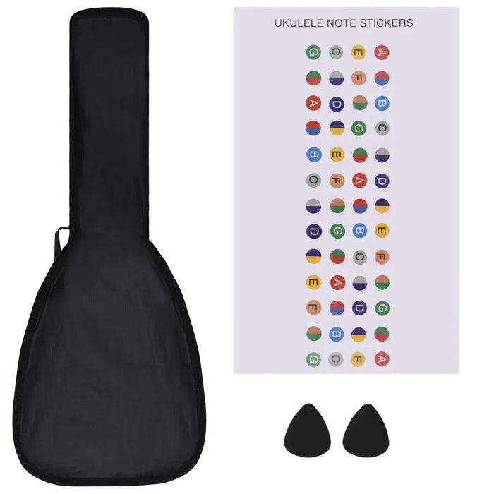 Soprano Ukulele Set with Bag for Kids in Baby Blue 21"