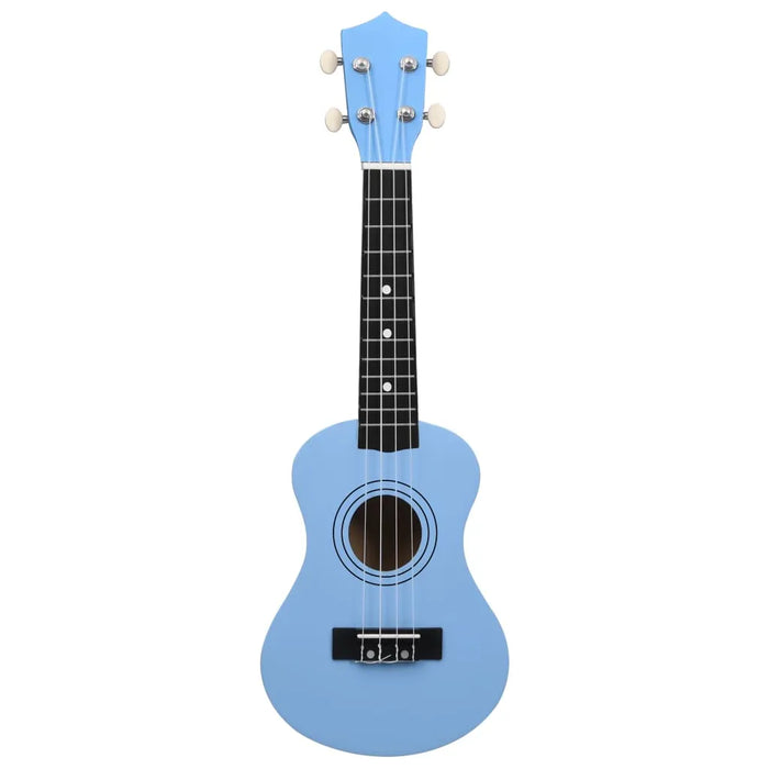 Soprano Ukulele Set with Bag for Kids in Baby Blue 21"