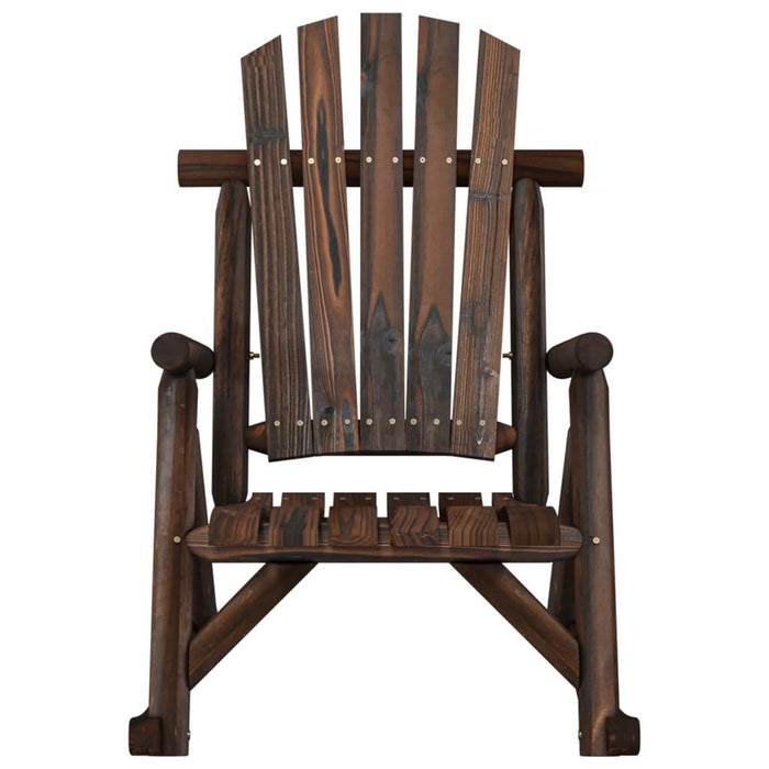 Garden Rocking Chair in Solid Wood Spruce - Little and Giant Explorers vidaXL