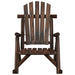 Garden Rocking Chair in Solid Wood Spruce - Little and Giant Explorers vidaXL