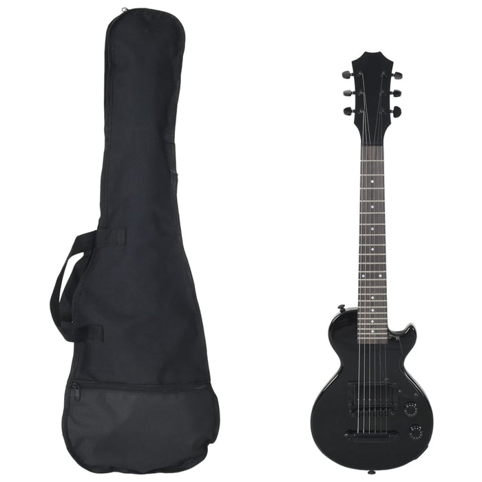 Electric Guitar for Kids with Bag in Black 3/4 30"