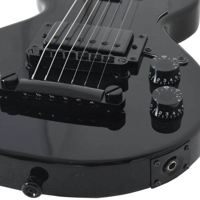 Electric Guitar for Kids with Bag in Black 3/4 30"