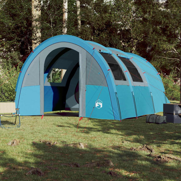 Blue Taffeta Camping Tent (4 persons) - Little and Giant Explorers vidaXL