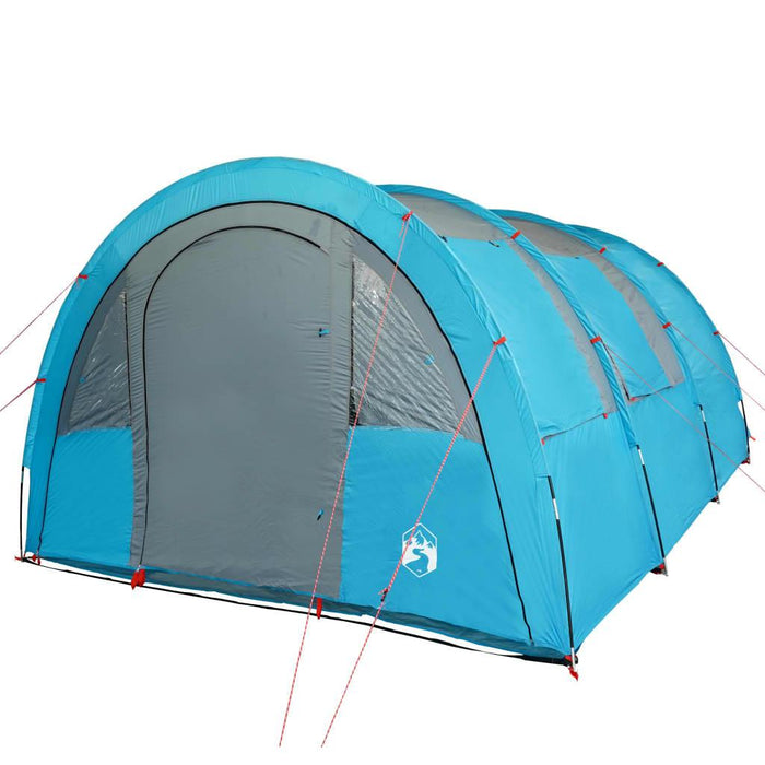 Blue Taffeta Camping Tent (4 persons) - Little and Giant Explorers vidaXL