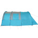 Blue Taffeta Camping Tent (4 persons) - Little and Giant Explorers vidaXL