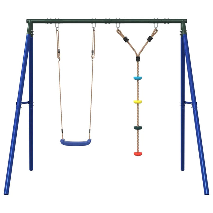 Outdoor Swing Set with Swing and Disc Swing