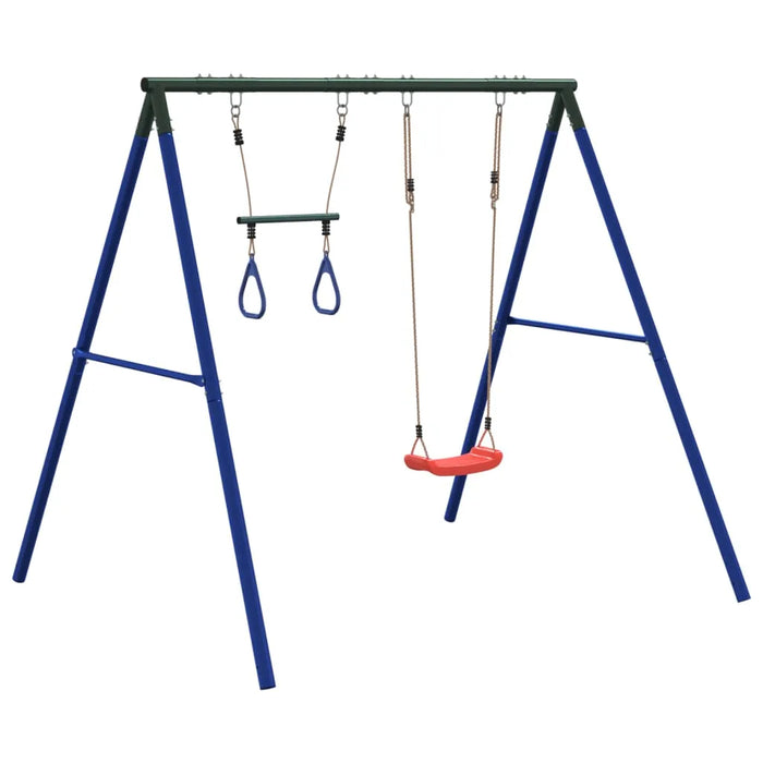 Outdoor Swing Set with Swing and Trapeze - Little and Giant Explorers vidaXL